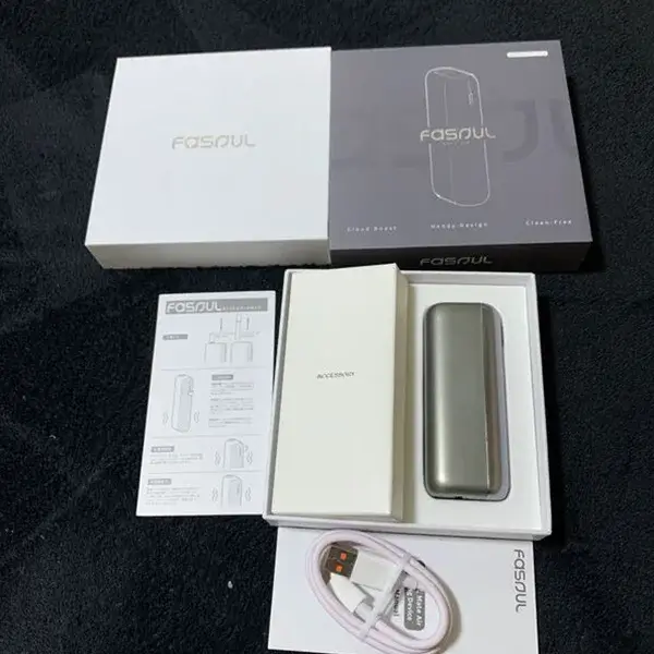 【日落金色 / 午夜灰 / 極光紫 / 銀色】Fasoul Mate Air Iluma 二回機 專為TEREA磁吸型煙彈設計一彈兩抽省錢達人首選:圖片 5