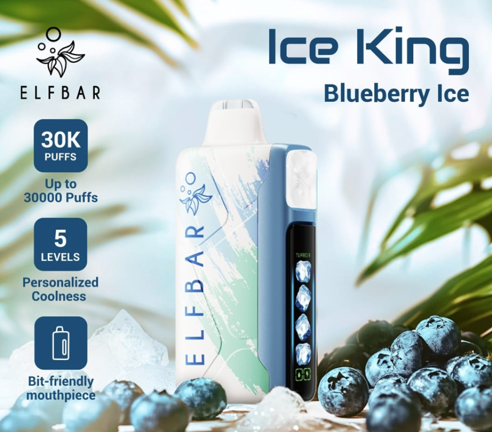 Elf Bar Ice King 30K拋棄式|五檔清涼度調節|30000口冰涼體驗:圖片 3