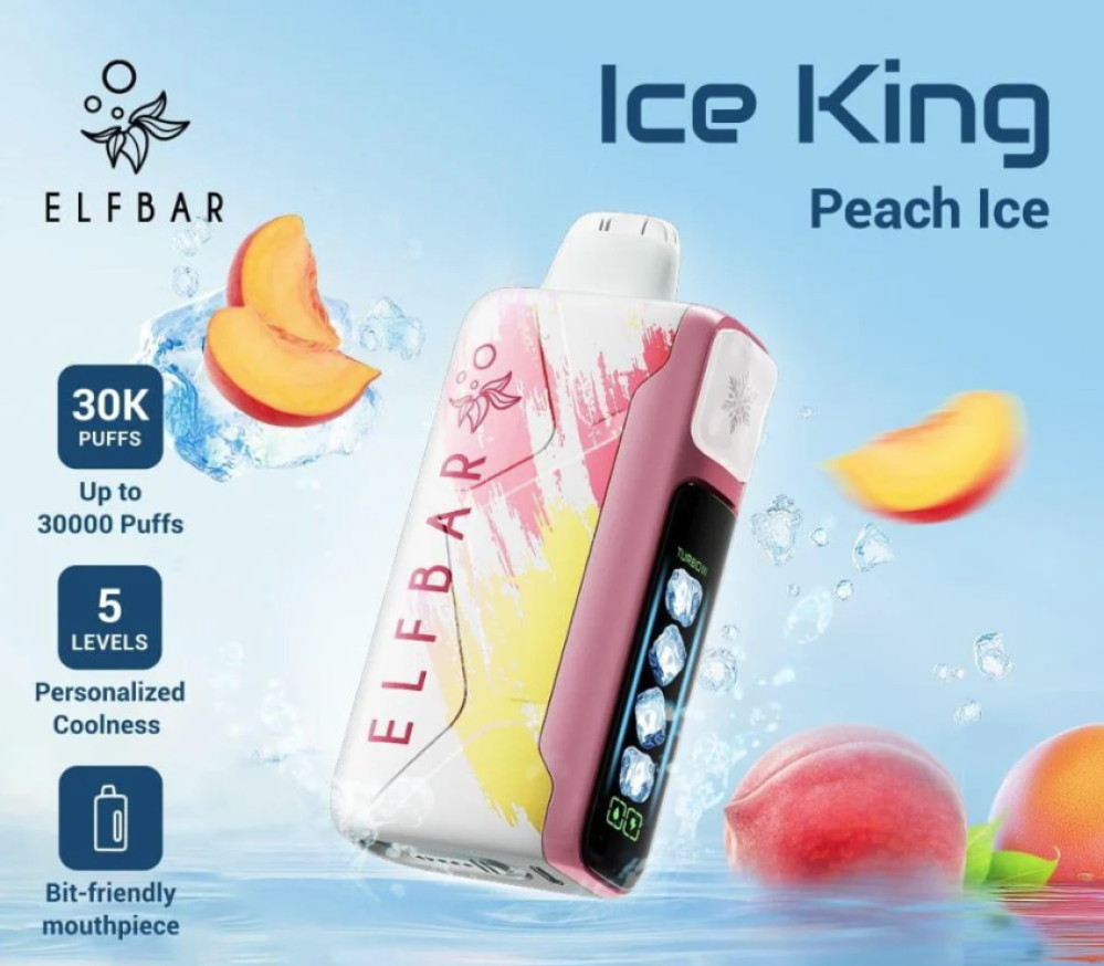 Elf Bar Ice King 30K拋棄式|五檔清涼度調節|30000口冰涼體驗:圖片 2