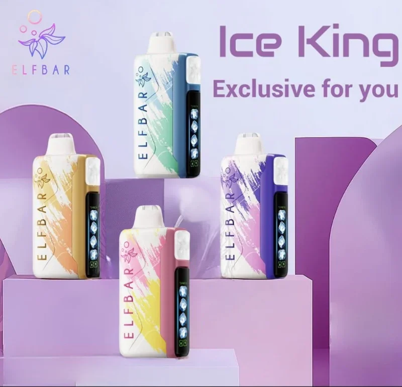 Elf Bar Ice King 30K拋棄式｜五檔清涼度調節｜30000口冰涼體驗
