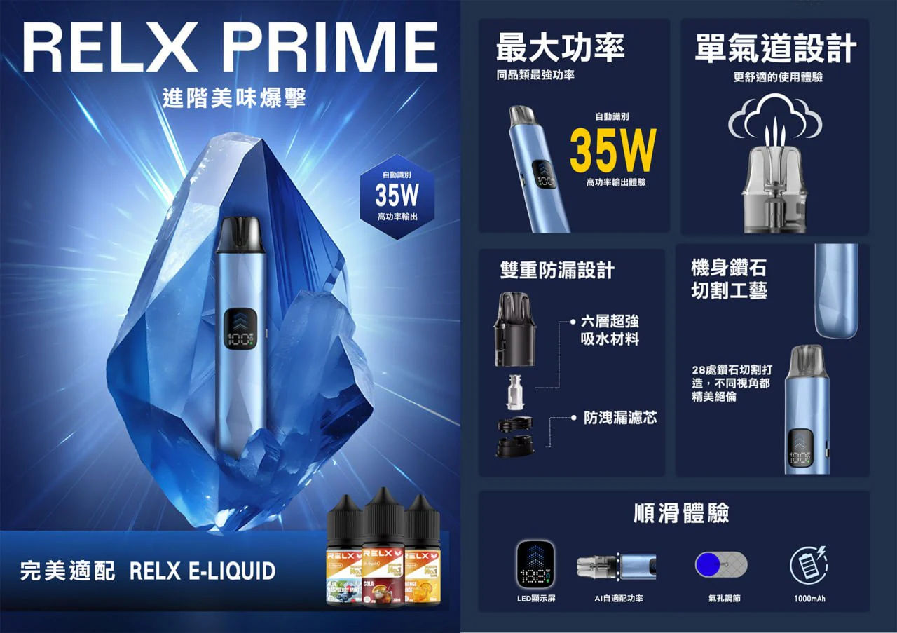 RELX-Prime 悅刻菸油主機|開放式注油:圖片 6