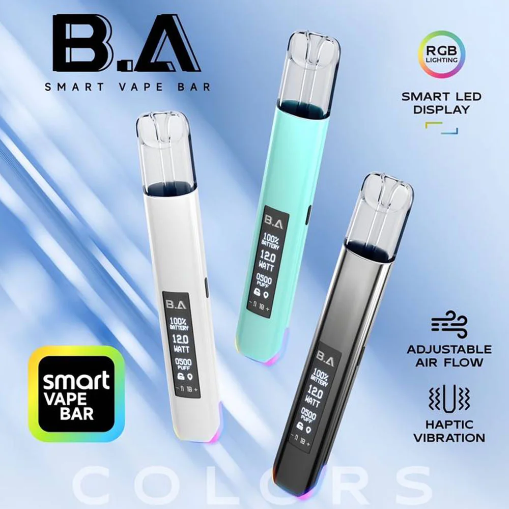 BA 主機 B.A 一代|炫彩 RGB 智慧電子煙桿|台灣現貨熱銷:圖片 3